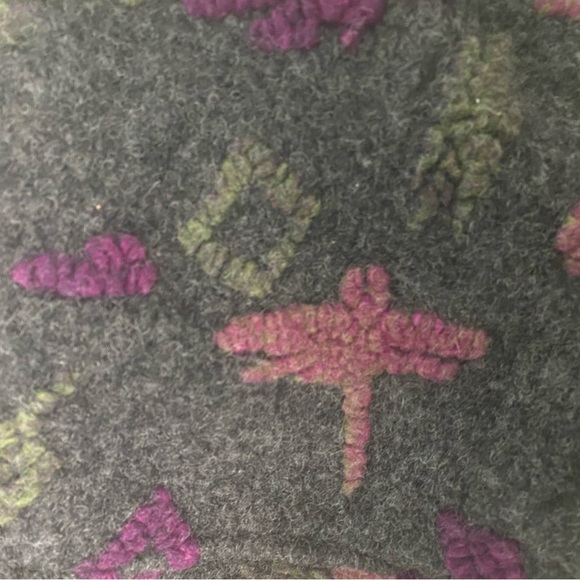 Transparente Black Label Oversized Boho Fully Lined  Hooded Wool Coat - Picture 8 of 8